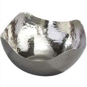Stainless Steel Hammered Metal Bowl 5.25 inches x 2.25 inches (H)